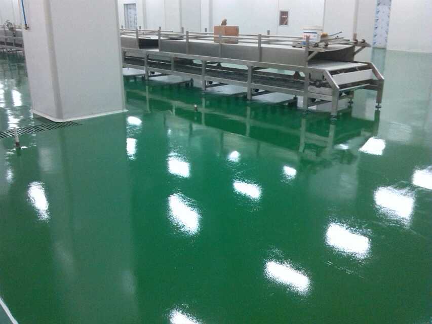 陕西穆堂香调味食品厂洁净车间环氧砂浆平涂地坪案例